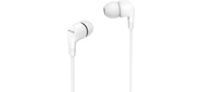 Гарнитура вкладыши Philips TAE1105WT / 00 1.2м белый проводные в ушной раковине