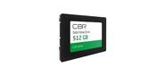 CBR SSD-512GB-2.5-LT22,  512GB,  2.5",  SATA III 6 Gbit / s,  SM2259XT,  3D TLC NAND,  R / W speed up to 550 / 520 MB / s