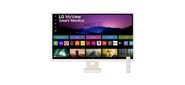 LG MyView 32SR50F-W 31.5'' FHD Smart Monitor,  IPS,  250cd / m2,  16:9,  5мс  (GtG),  1200:1,  60Hz,  178 / 178,  speakers 5Wx2,  внешний БП,  2xHDMI,  USB,  VESA 100x100 mm,  webOS