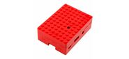 Корпус RA183 red для микрокомпьютера Raspberry Pi 3 ACD Red ABS Plastic Building Block case for Raspberry Pi 3
