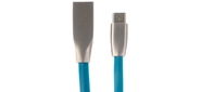 Cablexpert Кабель USB 2.0 CC-G-USBC01Bl-1M AM / Type-C,  серия Gold,  длина 1м,  синий,  блистер