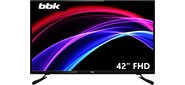 Телевизор LED BBK 42" 42LEM-1016 / FTS2C (B) черный FULL HD 60Hz DVB-T2 DVB-C DVB-S2 USB (RUS)