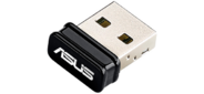ASUS USB-N10 Nano WiFi Adapter USB  (USB2.0,  WLAN 150Mbps,  2.4GHz,  802.11bgn) 2x int Antenna