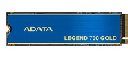 Твердотельный накопитель /  ADATA SSD LEGEND 700 GOLD,  2048GB,  M.2 (22x80mm),  NVMe 1.4,  PCIe 3.0 x4,  3D NAND,  R / W 2000 / 1600MB / s,  IOPs 130 000 / 280 000,  TBW 480,  DWPD 0.2,  with Heat Sink  (3 года)