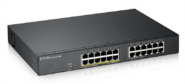 <ожидает разрешительные> Zyxel GS1900-24EP Smart L2 PoE + switch ,  rack 19 ",  24xGE  (12xPoE +),  PoE budget 130 W