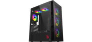 Корпус Bloody BD-CC115 черный без БП ATX 8x120mm 1xUSB2.0 1xUSB3.0 audio bott PSU
