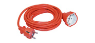 Iek WUP10-10-K09-N Шнур УШ-01РВ оранж. с вилкой и розеткой 2P+PE 3х1, 0 / 10метров ИЭК