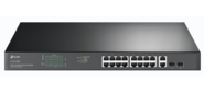 TP-Link TL-SG1218MP 18-port gigabit Unmanaged switch with 16 PoE+ ports,  18 10 / 100 / 1000Mbps RJ-45 port,  2 combo SFP ports 250W