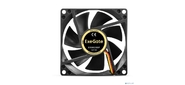 Вентилятор 12В DC ExeGate EX08025B3P  (80x80x25 мм,  2-Ball  (двойной шарикоподшипник),  3pin,  2000RPM,  19dBA)