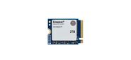 Твердотельный накопитель /  Kingston SSD NV3,  2000GB,  M.2 (22x30mm),  NVMe,  PCIe 4.0 x4,  3D TLC,  R / W 6000 / 5000MB / s,  TBW 640,  DWPD 0.2  (60 мес)