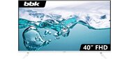 Телевизор LED BBK 40" 40LEM-1045 / FTS2C (W) белый FULL HD 50Hz DVB-T2 DVB-C DVB-S2 (RUS)