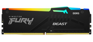 Оперативная память Kingston 32GB 6400MT / s DDR5 CL32 DIMM FURY Beast RGB EXPO