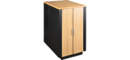 Шкаф LANMASTER SOUNDPROOF звукоизолированный 24U 750x1130 мм,  отделка под дерево,  цвет лиственница