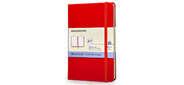 Блокнот для рисования Moleskine CLASSIC SKETCHBOOK ARTQP063R 130х210мм 104стр. фиксирующая резинка красный
