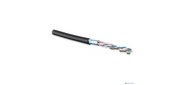 Кабель витая пара Bion BCL-F5460-381 F / UTP,  кат.5e,  4x2x0, 46 мм AWG 25,  медь,  одножильный,  PE,  для внешней прокладки,  305м,  черный