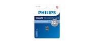 Флеш карта microSD 32GB PHILIPS microSDHC Class 10