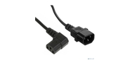 Exegate EX297751RUS Кабель питания Power EC-1, 8P  (C13 угловой->C14,  VDE-250V-3*1.0mm2,  медь,  черный,  16A,  1.8м)