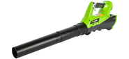 Greenworks Воздуходув аккумуляторный G40ABK4,  {40V,  с 1хАКБ 4 А.ч и ЗУ} [2400807UB]