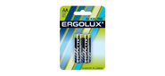 Батарея Ergolux Alkaline LR6 BL-2 AA 2800mAh  (2шт) блистер