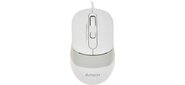 Мышь A4 FStyler FM10 белый / серый оптическая (1000dpi) USB