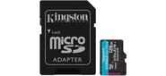 Флеш карта microSDXC 128GB Kingston SDCG4 / 128GB Canvas Go! Plus V30 A2 + adapter
