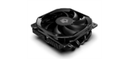 ID-COOLING IS-37-XT BLACK LGA1700 / 1200 / 115X / AM5 / AM4 низкопрофильный высота 37mm (24шт / кор, TDP 95W, PWM, 3 тепл.трубки прямого контакта, FAN 92mm, черный) BOX