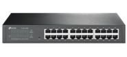 Сетевое оборудование TP-Link TL-SG1024D, 24-портовый гигабитный настольный / монтируемый в стойку коммутатор, 24 порта RJ45 10 / 100 / 1000 Мбит / с, 1U 13-дюймовый