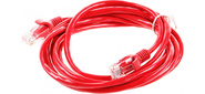 Патч-корд Premier PP12-2M / R 1000Гбит / с UTP 4 пары cat.5E CCA molded 2м красный RJ-45  (m)-RJ-45  (m)