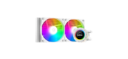 Жидкостная система охлаждения ID-Cooling SL240 XE WHITE  / LCD SCREEN  / 300W  / all Intel  / all AMD