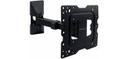 Кронштейн для телевизора Kromax DIX-17 черный 22"-55" макс. 40 кг настенный поворот и наклон
