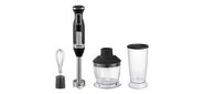 Блендер погружной KORTING / Блендер погружной KORTING, кнопочное управление, 20 скоростей, 3 насадки, объем чаши 800 мл, турборежим, защита от перегрева / перегрузки, материал корпуса металл / пластик, мощность 1400 Вт, цвет черный