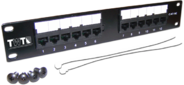 Патч-панель Lanmaster TWT-PP12UTP-10 1U 12x кат.5e UTP