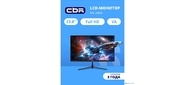 CBR LCD Монитор 23.8" ME-2408,  VA,  FHD 1920x1080,  100Гц,  1*VGA,  1*HDMI,  внешний БП,  черный,  кабель HDMI 1.5м в комплекте [LCD-ME2408-OPC]