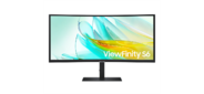 Монитор Samsung 34" ViewFinity S6 S34C650UAIXCI черный VA LED 5ms 21:9 M / M полуматовая 350cd 178гр / 178гр 3440x1440 100Hz DP Ultra WQHD USB 8кг