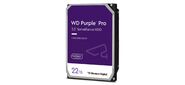 Жесткий диск Western Digital Purple PRO WD221PURP 22TB 3.5" 7200 RPM 512MB SATA-III All Frame AI для систем видеонаблюдения
