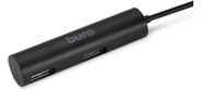 Разветвитель USB 2.0 Buro BU-HUB4-0.5R-U2.0 4порт. черный