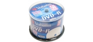 Диск DVD-R Verbatim 4.7 Gb, 16x, Cake Box (50), Thermal Print (50 / 200)
