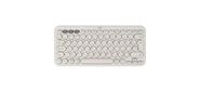 Клавиатура беспроводная Logitech K380,  White,  Bluetooth,  оригинальная заводская РУС гравировка,  [920-009589]