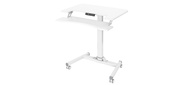Стол для ноутбука Cactus VM-FDE103 столешница МДФ белый 91.5x56x123см  (CS-FDE103WWT)