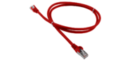 Патч-корд LANMASTER LSZH FTP кат.5e,  1.0 м,  красный