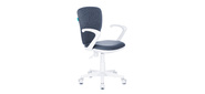Кресло детское Бюрократ KD-W10AXSN / 26-25 серый 26-25  (пластик белый)