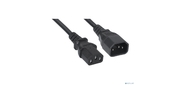 Cabeus PC-189-VDE-1.8M Кабель питания монитор-компьютер IEC 320 C13 - IEC 320 C14 (3x0.75), 1.8 м