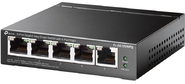 TP-Link TL-SG105MPE,  Коммутатор Easy Smart с 5 гигабитными портами  (4 порта PoE+),  802.3af / at,  бюджет PoE — 120 Вт,  стальной корпус