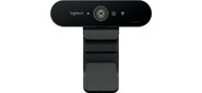 Камера Web Logitech Brio Ultra HD черный 13Mpix  (4096x2160) USB3.0 с микрофоном  (960-001105 / 960-001107)