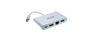 VCOM CU455 Кабель-адаптер USB3.1 Type-CM-->HDMI+USB3.0+RJ45+PD charging