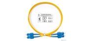 Cabeus FOP (d)-9-SC-SC-1m Шнур оптический duplex SC-SC 9 / 125 sm 1м LSZH