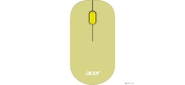 Мышь Acer OMR205 зеленый / желтый оптическая (1200dpi) беспроводная USB для ноутбука (2but)
