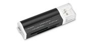 Устройство чтения карт памяти USB2.0 Buro BU-CR-3101 черный