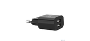 Bion Сетевое Зарядное Устройство,  2*USB-A,  10 Вт,  черный [BXP-ADP-2A-10B]