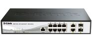 D-Link DGS-1210-10 / ME / B Gigabit Smart III Switch with 8 10 / 100 / 1000Base-T PoE ports
